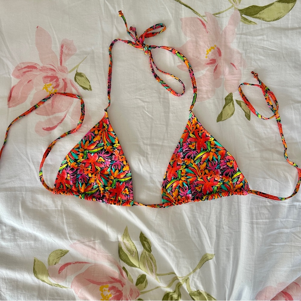 Bright Swimwear Maria top (A Tropical Night print) size L